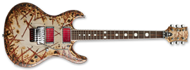ESP E-II  Richard Z. RZK-1 Burnt 6-String Electric Guitar 2023